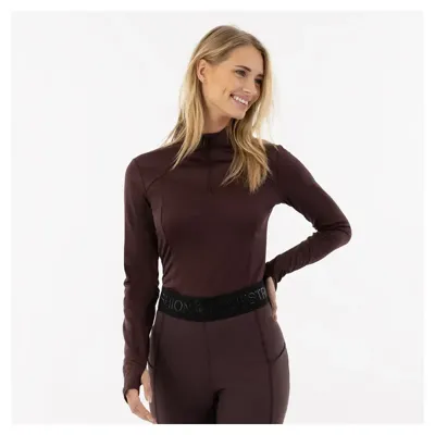 BR Zip-up pullover Franka bordeaux maat:xs BR Zip-up pullover Franka bordeaux maat:xs