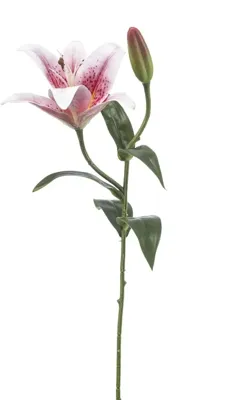 Emerald kunsttak lelie 56cm roze