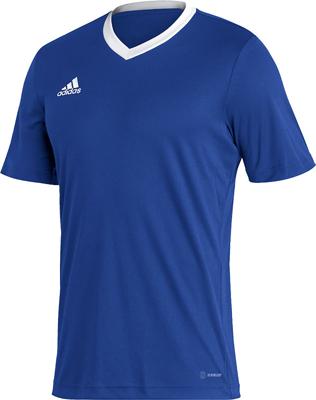 adidas Entrada 22 Voetbalshirt Blauw Wit adidas Entrada 22 Voetbalshirt Blauw Wit