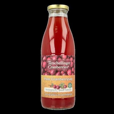 Terschellinger Peer cranberrysap bio 750 Milliliter Terschellinger Peer cranberrysap bio 750 Milliliter