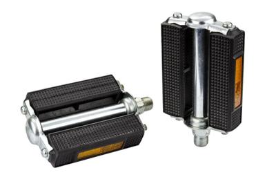 Union pedalen classic tour 685h pvc zwart 9/16", kogellager . (werkplaatsverpakking)