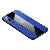 Voor Huawei P30 XINLI stiksels doek Textue schokbestendig TPU beschermhoes (blauw) - thumbnail