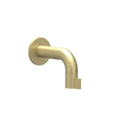 Fonteinkraan IVY Tribe Wand Met Schuimstraalmond Geborsteld Mat Goud PVD Fonteinkraan IVY Tribe Wand Met Schuimstraalmond Geborsteld Mat Goud PVD