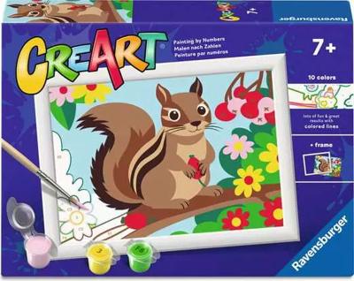 Ravensburger CreArt Schilderen op nummer eekhoorn