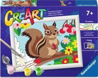 Ravensburger CreArt Schilderen op nummer eekhoorn - thumbnail