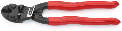 KNIPEX CoBolt®71 21 200 SB Compacte boutensnijtang | met kunststof bekleed zwart geatramenteerd | 200 m - 71 21 200 SB