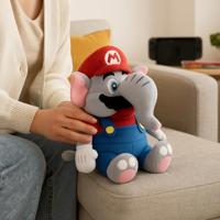 Super Mario Bros. Wonder Plush Figure Mario Elefant 27 cm - thumbnail