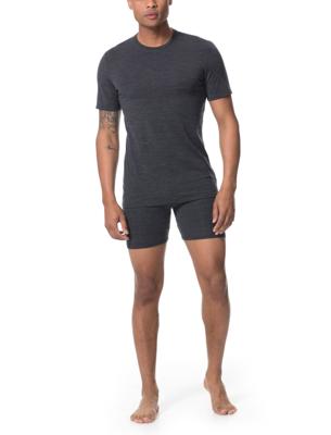 Icebreaker Merino 150 Anatomica SS Crewe Thermoshirt Heren Black XXL Icebreaker Merino 150 Anatomica SS Crewe Thermoshirt Heren Black XXL