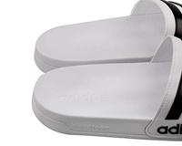 Badslippers Cloudfoam Adilette Wit Zwart - thumbnail