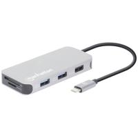 Manhattan 130615 USB-C dockingstation Geschikt voor merk (dockingstation): Universeel USB-C Power Delivery - thumbnail