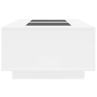 Salontafel met Infinity LED 116x69x40 cm wit - thumbnail