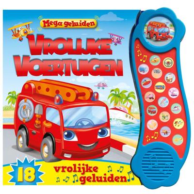 Rebo Publishers Mega geluidenboek - vrolijke voertuigen Rebo Publishers Mega geluidenboek - vrolijke voertuigen