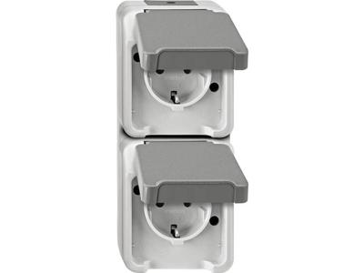Merten MEG2329-8029 Wandcontactdoos dubbel Compleet 1 stuk(s) Merten MEG2329-8029 Wandcontactdoos dubbel Compleet 1 stuk(s)