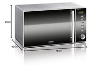 CASO MG20 menu Magnetron Zwart 800 W Grillfunctie - thumbnail