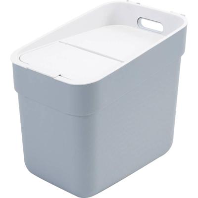 Set van 4 vuilnisbakken - KLAAR OM TE VERZAMELEN - CURVER - 5 L + 10 L + 2 x 20 L - Wit/Groen/Blauw/Grijs