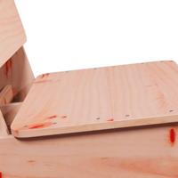 Tuinstoel 60x64x70,5 cm massief douglashout - thumbnail