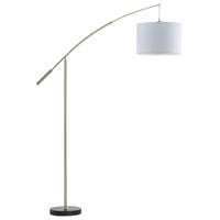 EGLO Nadina Vloerlamp - E27 - 195 cm - Grijs|Wit - thumbnail