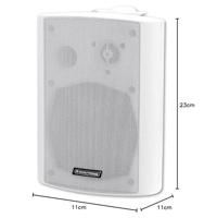 Omnitronic WP-5W PA-wandluidspreker 30 W Wit 1 stuk(s) - thumbnail