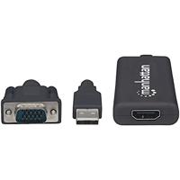 Manhattan AV Converter 152426 [VGA, USB 2.0 - HDMI] - thumbnail