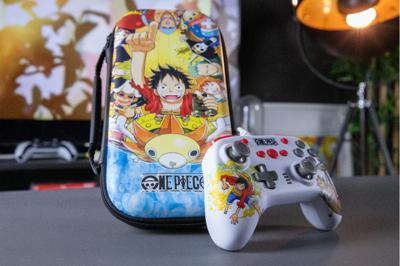 Gamepad - Nintendo Switch, Switch 2 en pc - One Piece - Bedraad - Wit - Trilfunctie - 3m kabel - Luffy - Konix