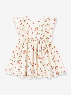 Jurk met lintjes Evia Konges SLOJD ecru