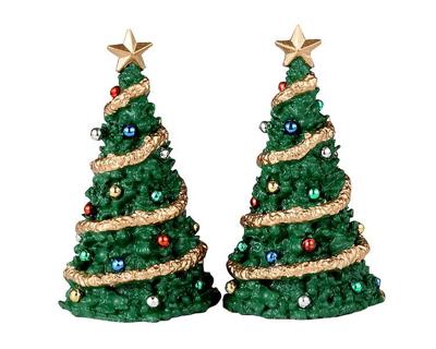 Classic Christmas Tree Set Of 2 Kersthuisje LEMAX - Lemax