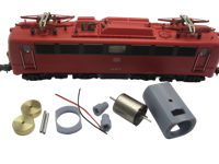 micromotor HR002C motor ombouwset voor Roco BR 01, BR 23, BR 17, BR 18.1, BR 23, BR 44, BR 58, u.a. - thumbnail