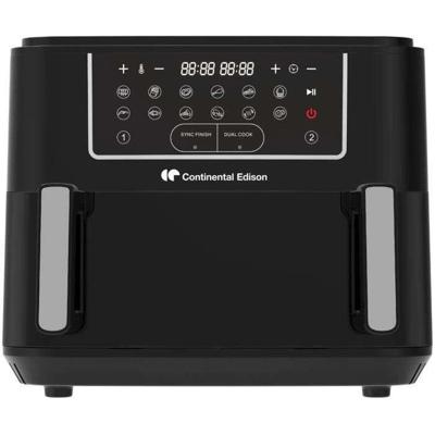 Continental Edison CEFR2400TB Airfryer - 2600 W - 10,5 L - Zwart