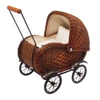 Klassieke Rieten Poppenwagen Elizabeth - thumbnail