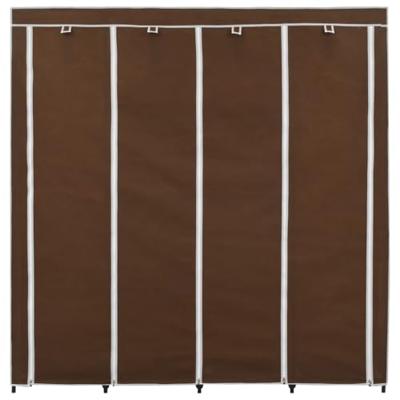 VidaXL Kledingkast met 4 vakken 175x45x170 cm bruin VidaXL Kledingkast met 4 vakken 175x45x170 cm bruin