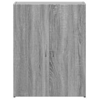 Archiefkast 60x32x77,5 cm bewerkt hout grijs sonoma eiken - thumbnail