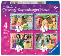 Ravensburger puzzels disney princess, 4in1 - thumbnail