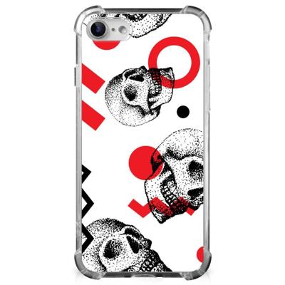 Extreme Case iPhone SE 2022/2020 | iPhone 8/7 Skull Red Extreme Case iPhone SE 2022/2020 | iPhone 8/7 Skull Red