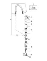 GROHE Euroeco Special Keukenkraan - hoog - chroom 32786000 - thumbnail
