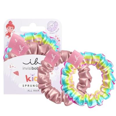 Invisibobble kids sprunchie slim too good to be blue 2st. - thumbnail
