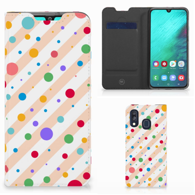 Samsung Galaxy A40 | Hoesje met Magneet | Dots