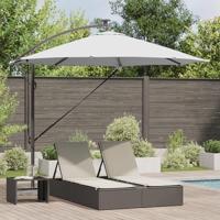 VidaXL Parasol zand 294 x 294 x 248 cm polyester en aluminium - thumbnail