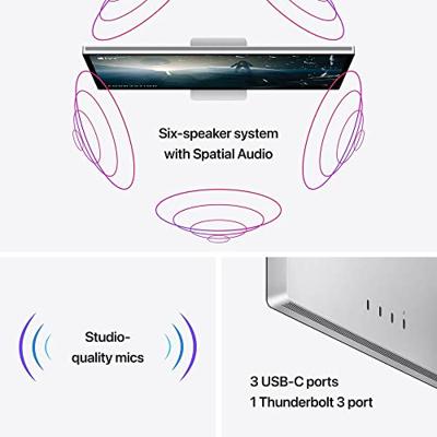 Apple Studio Display - Standaardglas - Kantelbare en in hoogte verstelbare standaard ​​​​​​​ (2025)