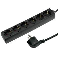 VB Stekkerdoos TCD 4V +RA 3.0 meter 3x1.5mm² zwart - thumbnail