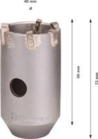 Bosch Accessoires Holle boorkroon SDS-plus-9 voor zeskantadapter 40 x 50 x 72 mm, 6 1st - 2608550074 - thumbnail