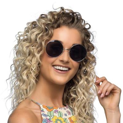 Boland Partybril hippie xl grijs Boland Partybril hippie xl grijs