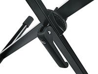 K&M 18993 keyboard standaard Rick 20 zwart - thumbnail