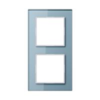 Jung A Creation afdekraam 2-voudig glas blauwgrijs - thumbnail