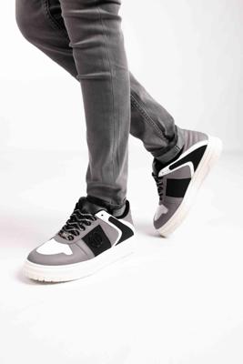 Philipp Plein Sneakers 76464 Dames/Kids Grijs/Wit/Zwart - Maat 39 - Kleur: WitZwartGrijs | Soccerfanshop