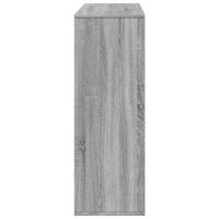 Boekenkast 100x33x125,5 cm bewerkt hout grijs sonoma eikenkleur - thumbnail