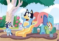 Clementoni legpuzzel bluey op de glijbaan, 104st. - thumbnail