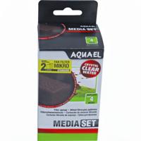 Aquael Schuimstofpatroon Mikro Plus 2-Pack - Heldere Aquariumwater Vervangingsfilters - thumbnail