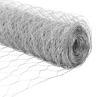 Zeskantig hekwerk Zilver 1.6 x 10 m Gegalvaniseerd staal - thumbnail