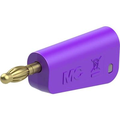 Stäubli LQ-4A-30 Laboratoriumstekker Stekker Stift-Ø: 4 mm Violet 1 stuk(s)