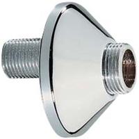 Venlo s-koppeling set met roset 1/2 inch 3/4 inch chroom - thumbnail